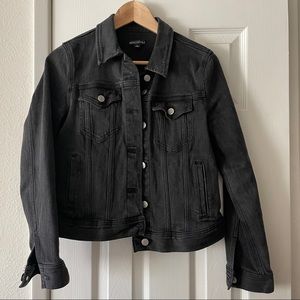 J.Crew Faded Black Denim Jacket